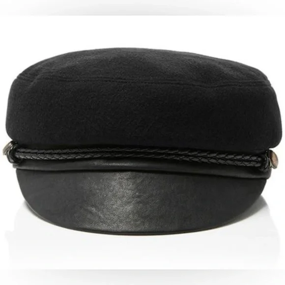 Black Eugenia Kim Elyse Camel Hair & Leather hat Excellent Condition - Picture 2 of 10